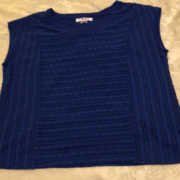 TANJAY PETITE LARGE COBALTBLUE SLEEVELESS FULLY LINED POLYESTER/SPANDEX #028 - Picture 5 of 10